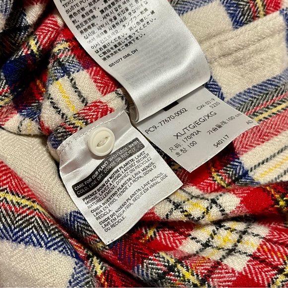 LEVI’S UTILITY SHIRT - Herringbone Sandshell Plaid - Picture 8 of 8